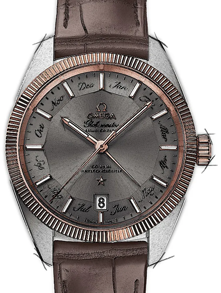 Omega Globemaster 130.23.41.22.06.001 41mm Rose gold Gray