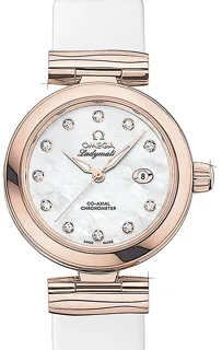 Omega De Ville Ladymatic 425.62.34.20.55.004 Sedna gold White