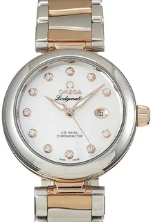 Omega De Ville Ladymatic 425.20.34.20.55.004 Rose gold Weiß