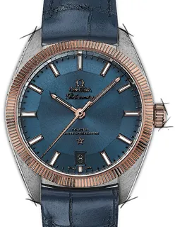 Omega Constellation 130.23.39.21.03.001 39mm Rose gold Blau