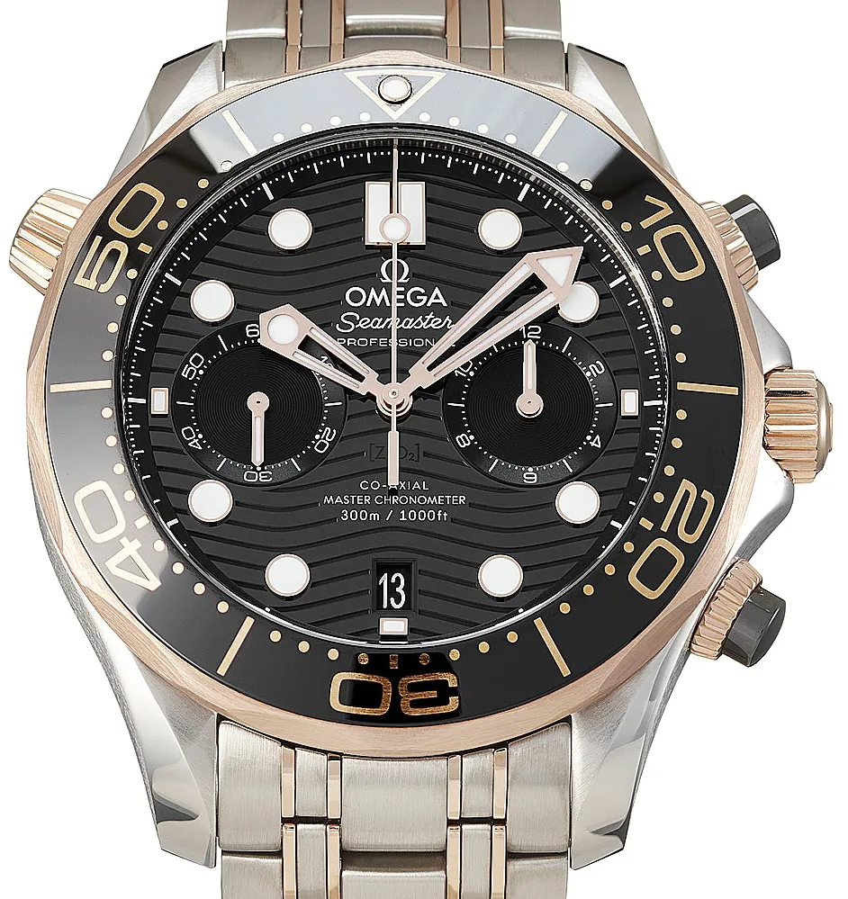 Omega Seamaster Diver 300M 210.20.44.51.01.001 44mm Rose gold Black