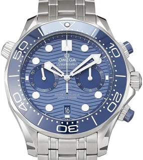 Omega Seamaster Diver 300M 210.30.44.51.03.001 Stainless steel Blau