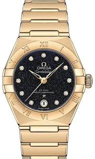 Omega Constellation Manhattan 131.50.29.20.53.002 Yellow gold Blau