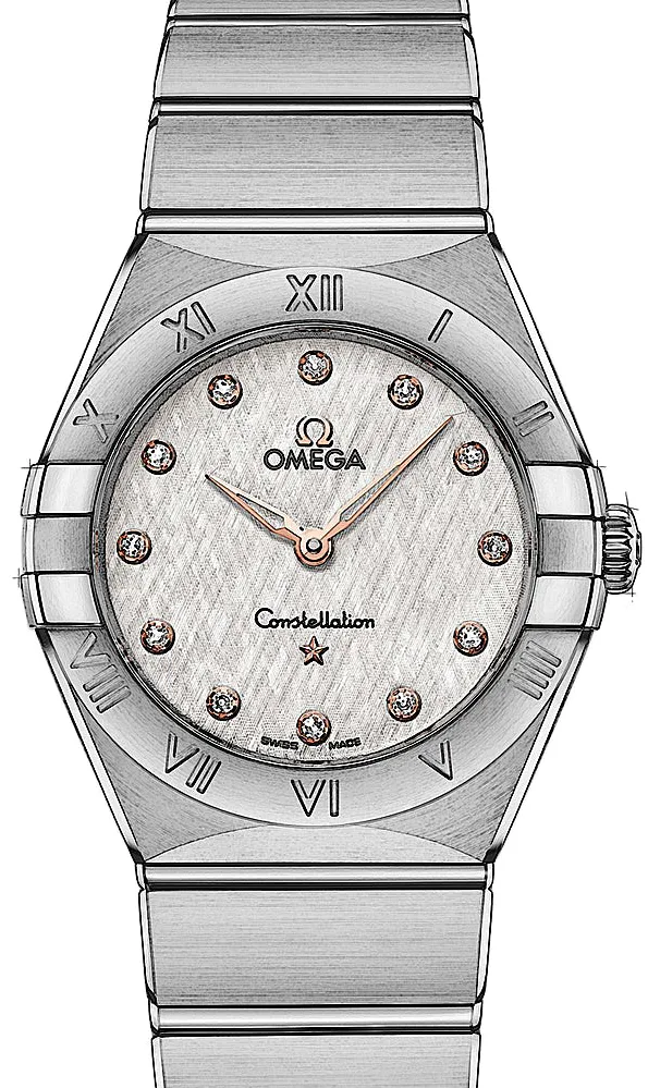 Omega Constellation 131.10.28.60.56.001 28mm Edelstahl Gray