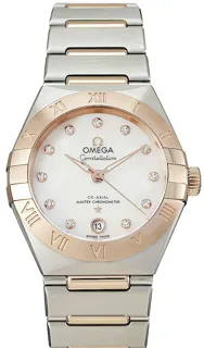 Omega Constellation Manhattan 131.20.29.20.55.001 Rose gold Weiß