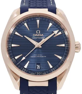 Omega Seamaster Aqua Terra 220.52.41.21.03.001 Sedna gold Blue