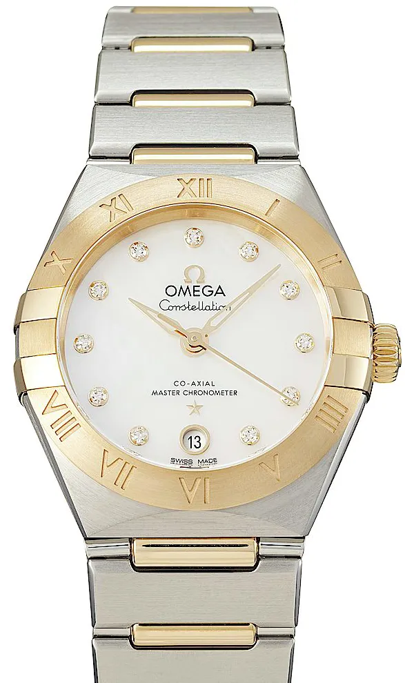 Omega Constellation 131.20.29.20.55.002 29mm Yellow gold White