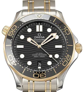 Omega Seamaster Diver 300M 210.20.42.20.01.002 Yellow gold Black