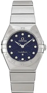 Omega Constellation Quartz 131.10.25.60.53.001 Stainless steel Blau