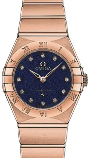 Omega Constellation 131.50.25.60.53.002 Rose gold Blau