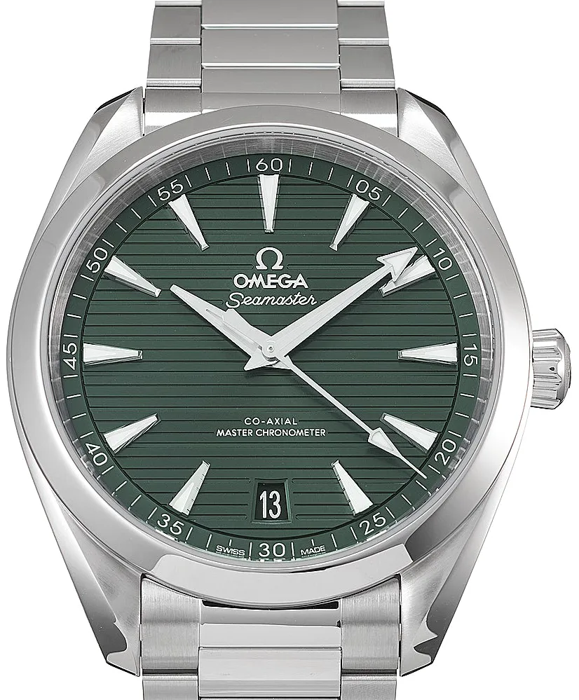 Omega Aqua Terra 220.10.41.21.10.001 41mm Edelstahl Green