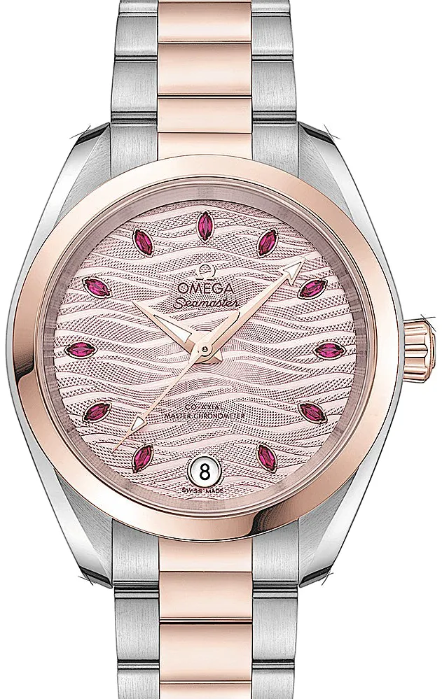 Omega Aqua Terra 220.20.34.20.60.001 34mm Rose gold Pink