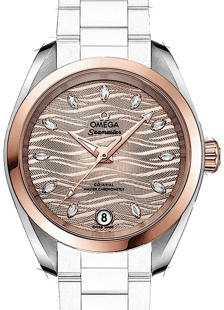 Omega Aqua Terra 220.20.34.20.59.001 34mm Edelstahl Gray