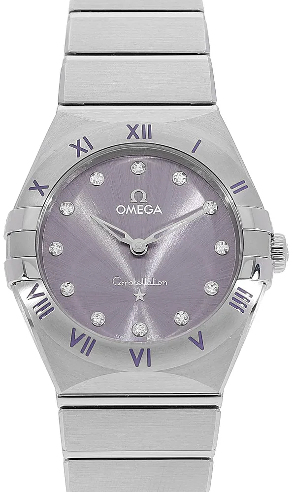 Omega Constellation 131.10.28.60.60.002 28mm Edelstahl Purple