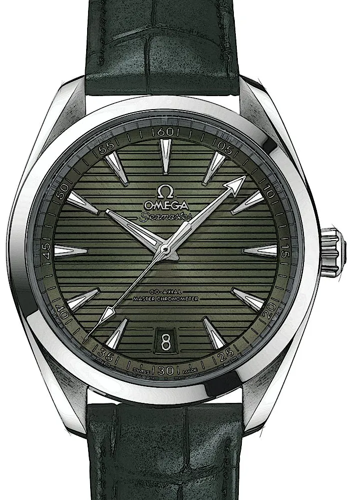 Omega Aqua Terra 220.13.41.21.10.001 41mm Edelstahl Green