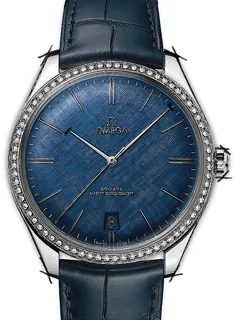 Omega De Ville 435.18.40.21.03.001 Stainless steel Blue