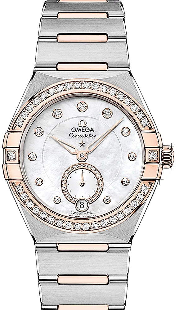 Omega Constellation 131.25.34.20.55.001 34mm Rose gold White