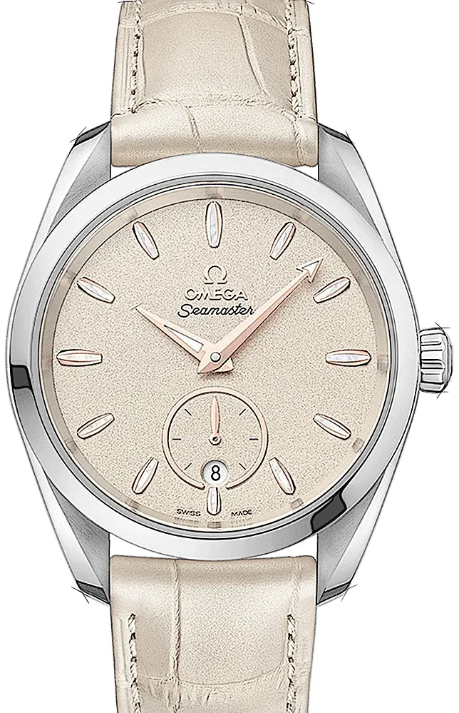 Omega Aqua Terra 220.13.38.20.09.001 38mm Edelstahl Beige