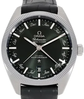 Omega Globemaster 130.33.41.22.10.001 Stainless steel Grün