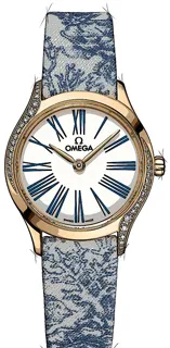 Omega De Ville Mini Trésor 428.57.26.60.04.001 Moonshine gold Weiß