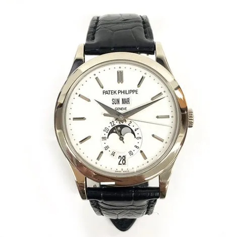 Patek Philippe Annual Calendar 5396G 38mm White gold Silver