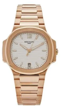 Patek Philippe Nautilus 7118/1R-001 35mm Rose gold Silver