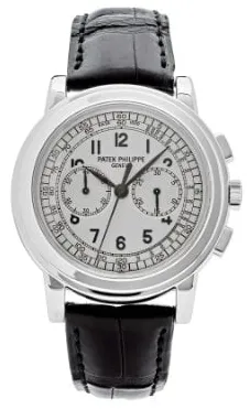 Patek Philippe Chronograph 5070G-001 42mm White gold Silver