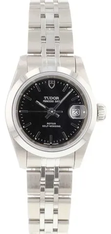 Tudor Prince Date 92400 25mm Stainless steel Black