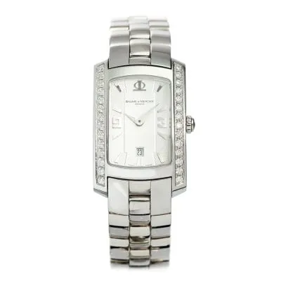 Baume & Mercier Hampton Milleis XL MOA08513 Stainless steel and Diamond Silver