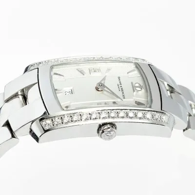 Baume & Mercier Hampton Milleis XL MOA08513 Stainless steel and Diamond Silver 1