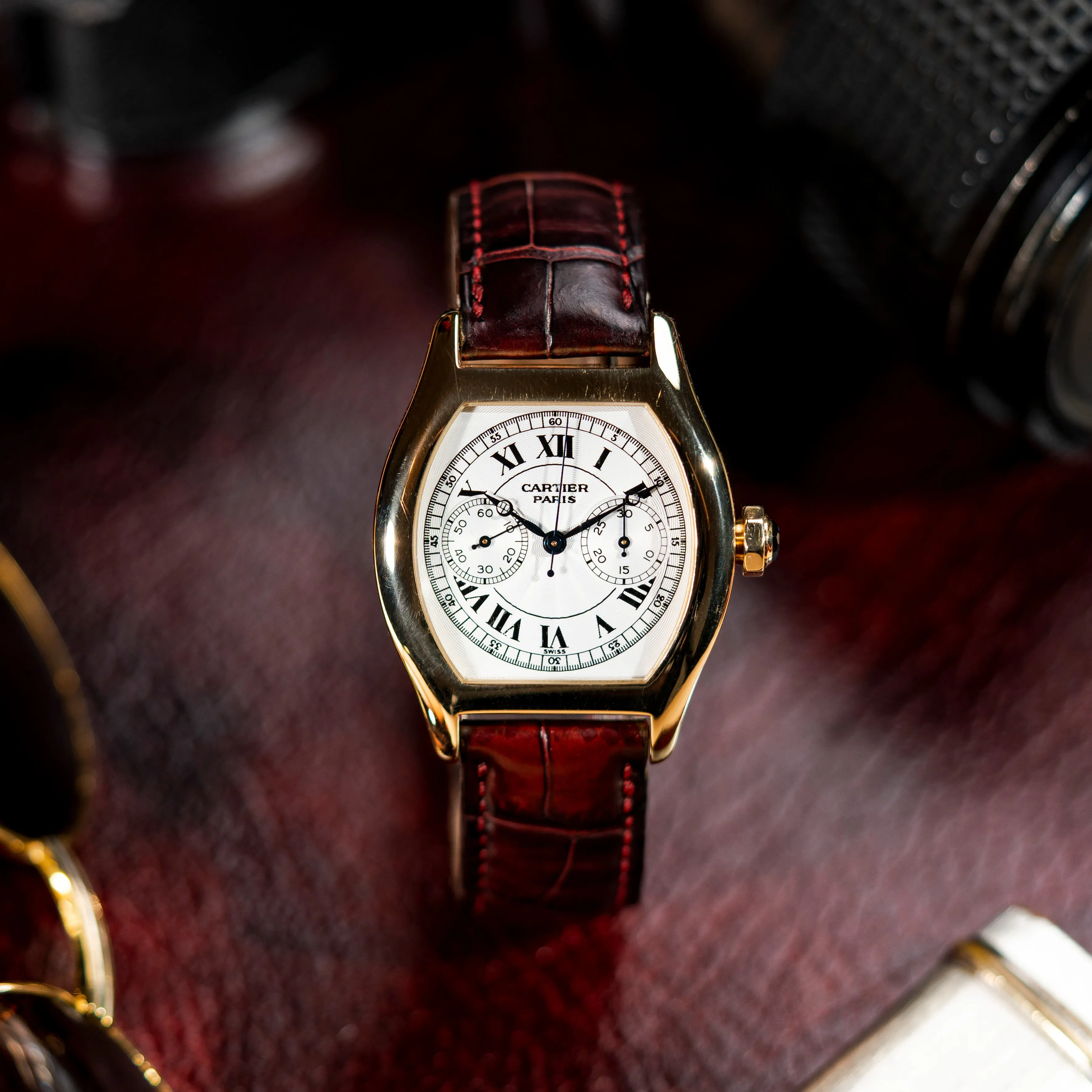 Cartier Tortue 2356 B 33mm White 1