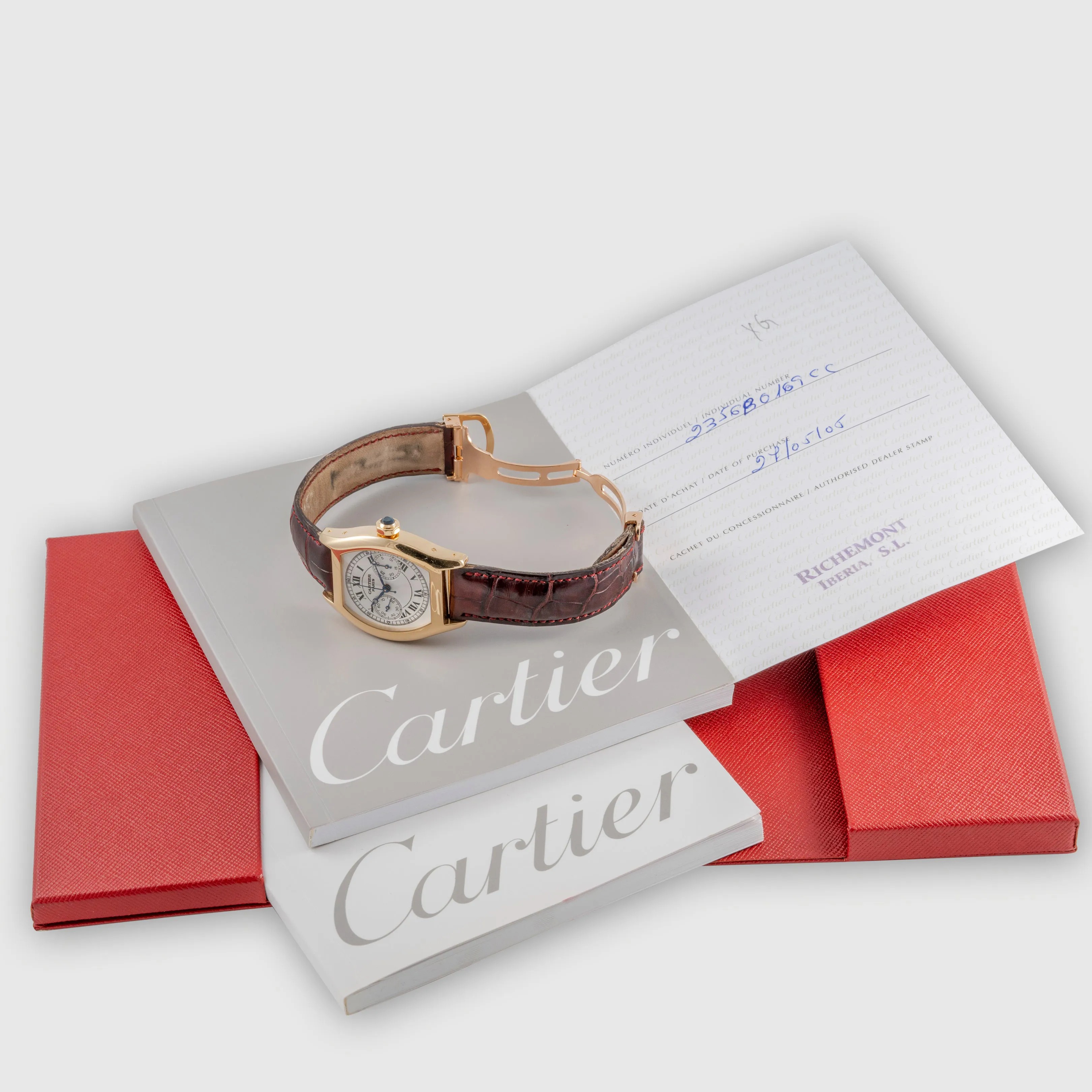 Cartier Tortue 2356 B 33mm White 7