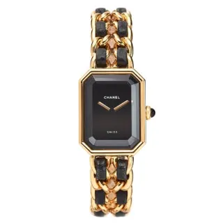 Chanel 1987 Gilt-metal Black