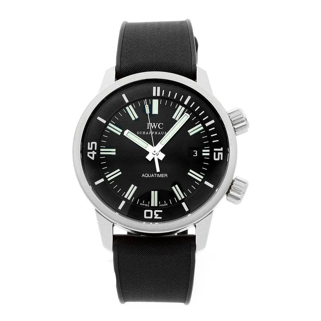 IWC Aquatimer IW323101 44mm Stainless steel Black