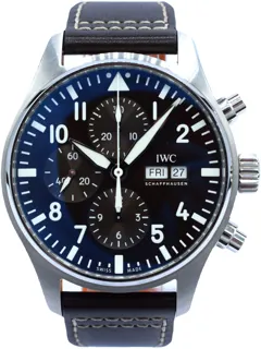 IWC Pilot IW377713 Stainless steel Brown