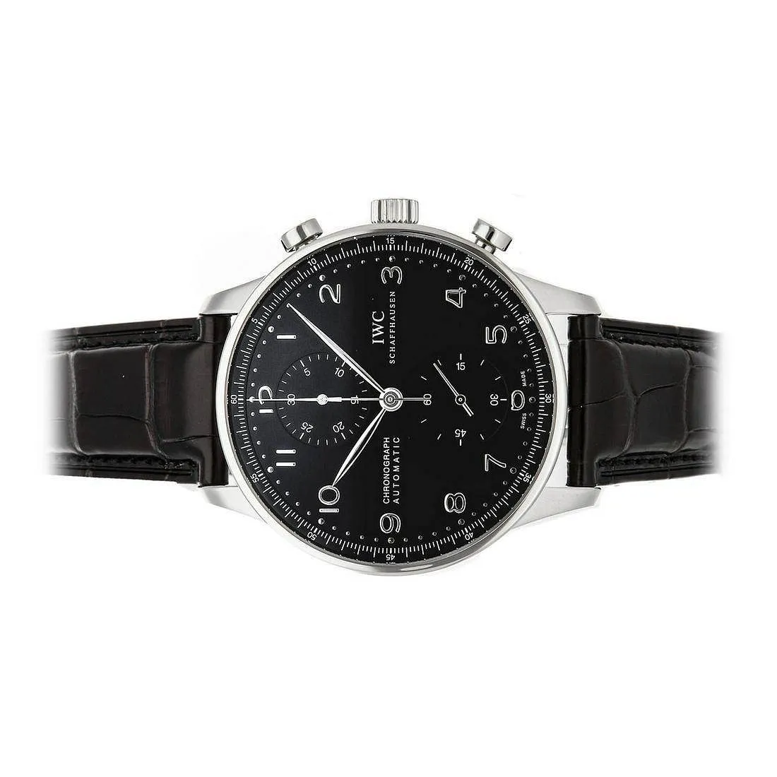 IWC Portugieser IW371447 50mm Stainless steel Black 1