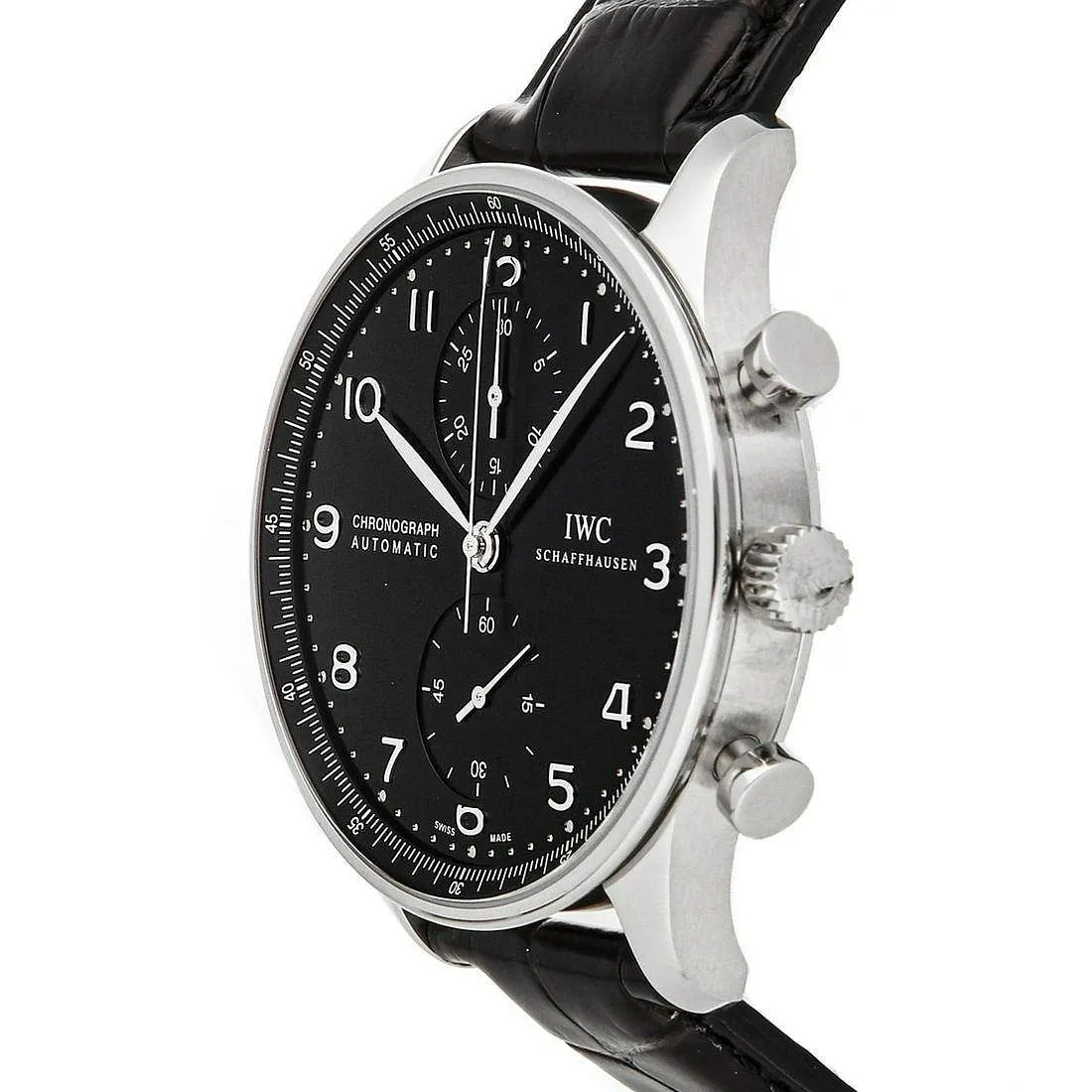 IWC Portugieser IW371447 50mm Stainless steel Black 2