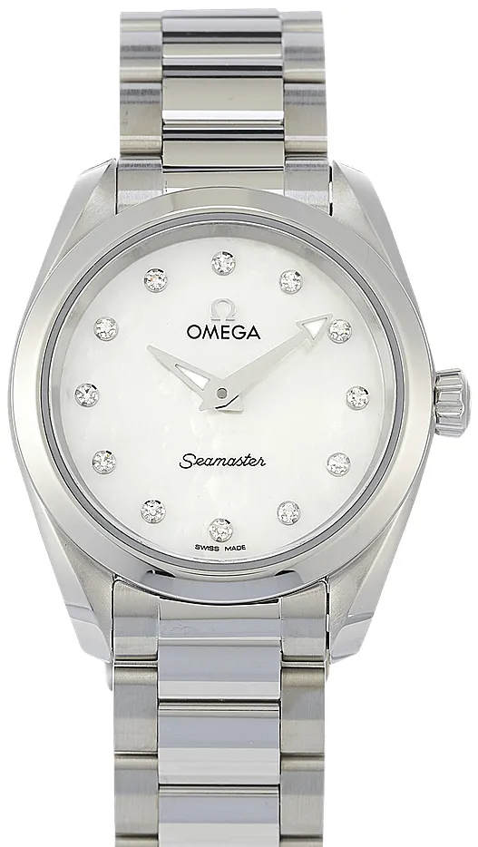 Omega Aqua Terra 220.10.28.60.55.001 28mm Stainless steel White