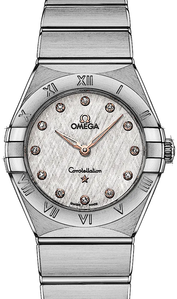 Omega Constellation 131.10.28.60.56.001 28mm Stainless steel Gray