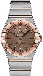 Omega Constellation Manhattan 131.20.25.60.13.001 Rose gold and Stainless steel Brown