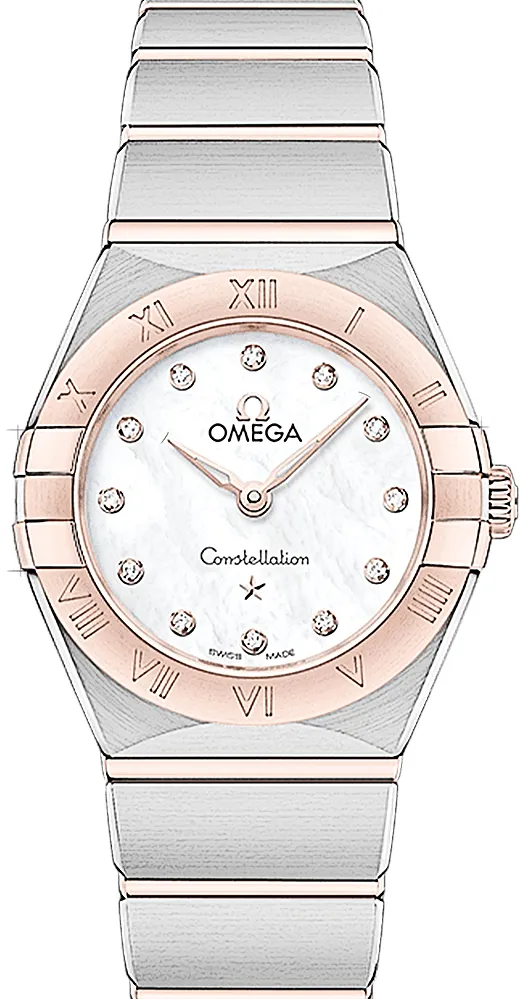 Omega Constellation 131.20.25.60.55.001 25mm Rose gold and Stainless steel White