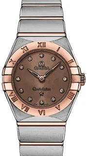 Omega Constellation Manhattan 131.20.25.60.63.001 Rose gold and Stainless steel Brown