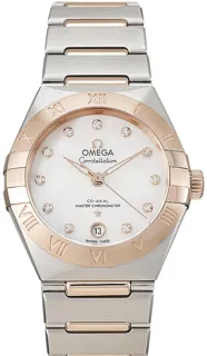 Omega Constellation Manhattan 131.20.29.20.55.001 Rose gold and Stainless steel White