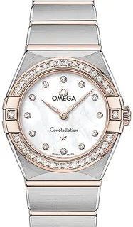 Omega Constellation Manhattan 131.25.25.60.55.001 Rose gold and Stainless steel White