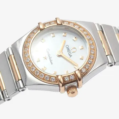 Omega Constellation 895.1243 22mm Yellow gold and Stainless steel Mother-of-pearl 1