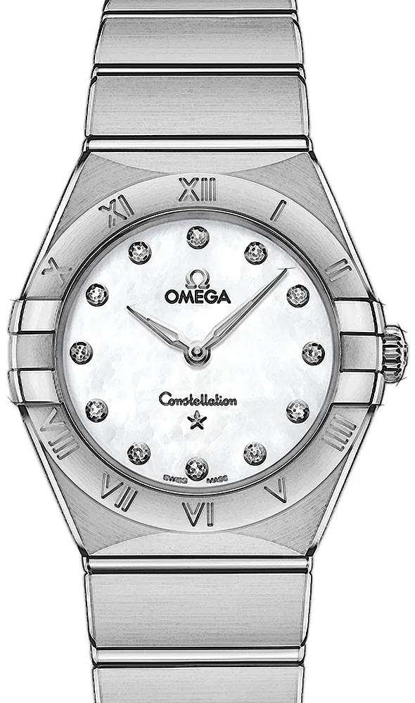 Omega Constellation Quartz 131.10.28.60.55.001 28mm Stainless steel White