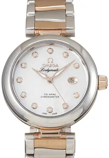 Omega De Ville Ladymatic 425.20.34.20.55.004 Rose gold and Stainless steel White