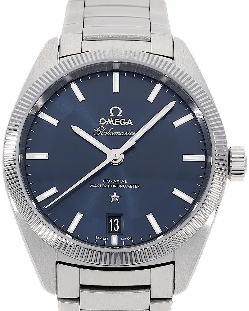 Omega Globemaster 130.30.39.21.03.001 39mm Stainless steel Blue