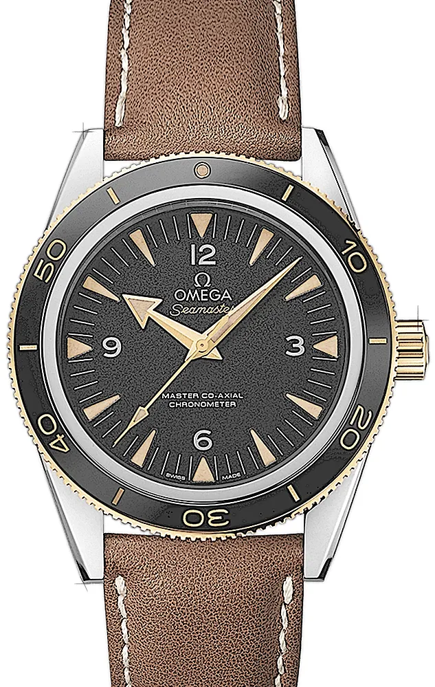 Omega Master Co-Axial 233.22.41.21.01.001 41mm Yellow gold and Stainless steel Black