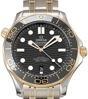 Omega Seamaster Diver 300M 210.20.42.20.01.002 Yellow gold Black